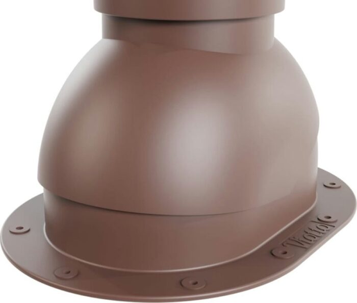 8026747787 Труба вентиляционная , для металлочерепицы, d-150мм, утепленная, коричневый шоколад (RAL 8017) 07.506.02.02.07.100.8017 Hirschmann — изображение 3