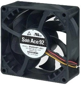 doc046014789 8034049647 9RA0924H1001, Fan Tubeaxial 24VDC Square - 92mm L x 92mm H Ball 83.4 CFM (2.36m³/min) 3 Wire Leads Hirschmann — изображение 1