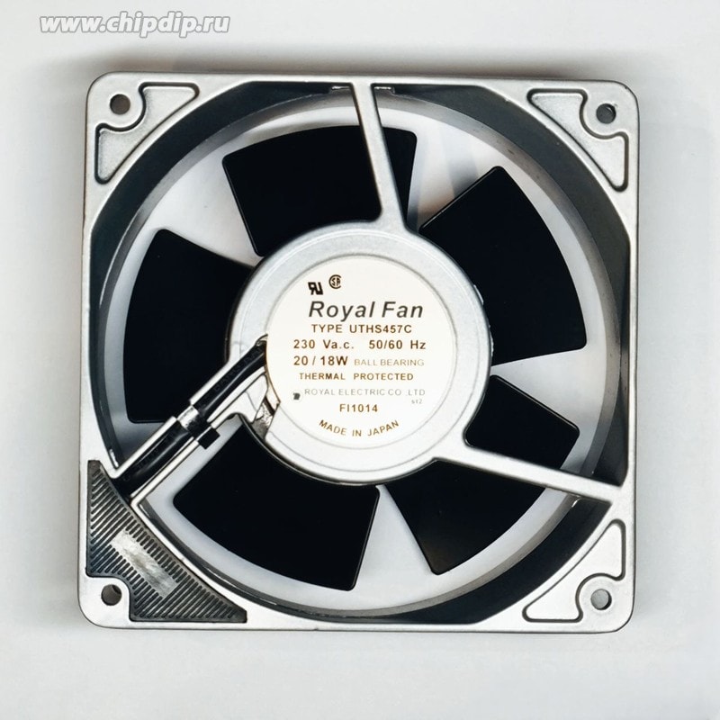 doc046119509 8035598871 Вентилятор ROYAL FAN UTHS457C 230V 20/18W 120x38 клемма () Hirschmann — изображение 1