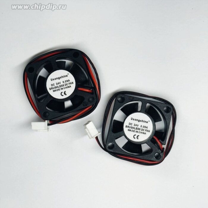 8022439356 Вентилятор Usongshine 301024 24V DC 0.09A 30X10 2pin Hirschmann — изображение 2