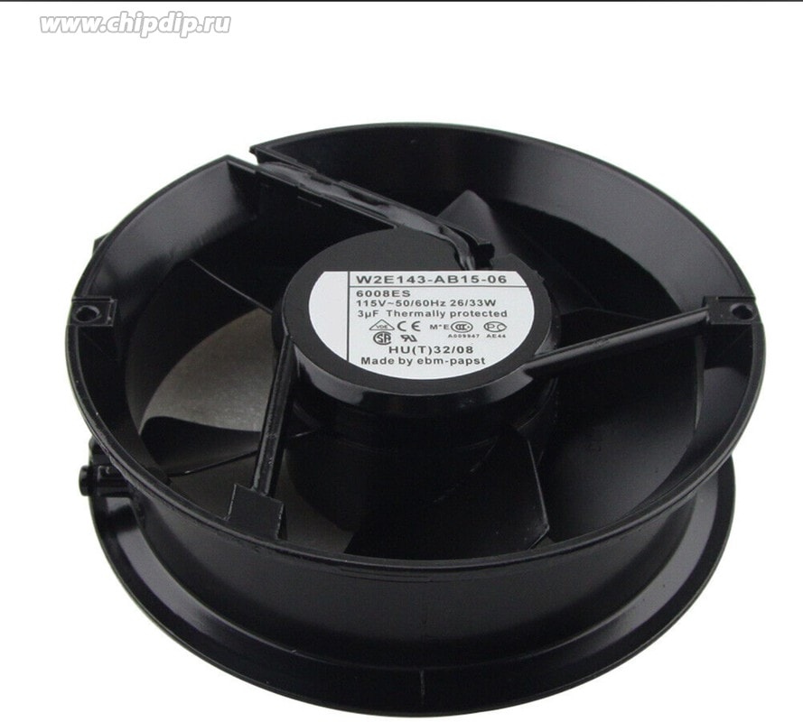 doc046199939 8035599717 Вентилятор Ebmpapst W2E143-AB15-06 6028ES 50/60Hz 26/33W 172X51 Клемма () Hirschmann — изображение 1