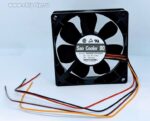 8021450538 Вентилятор Sanyo Denki 9AH0812P4G09 DC 12V 0.38A 80x25 4pin Hirschmann — изображение 2