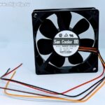 8021537679 Вентилятор Sanyo Denki 9AH0812P4G09 DC 12V 0.38A 80x25 4pin () Hirschmann