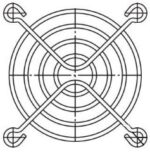 8005924749 FG-6/45, 60mm Sq Fan Filter Guard Assembly Plastic, Polyurethane Foam Hirschmann — изображение 3