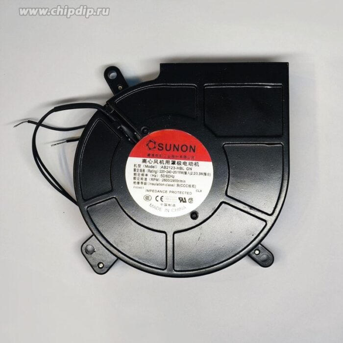 8035598659 Вентилятор Sunon AB2123-HBL GN 220-240V 50/60Hz 20/18W 2600/2900r/min 120X31 2pin Улитка () Hirschmann — изображение 4