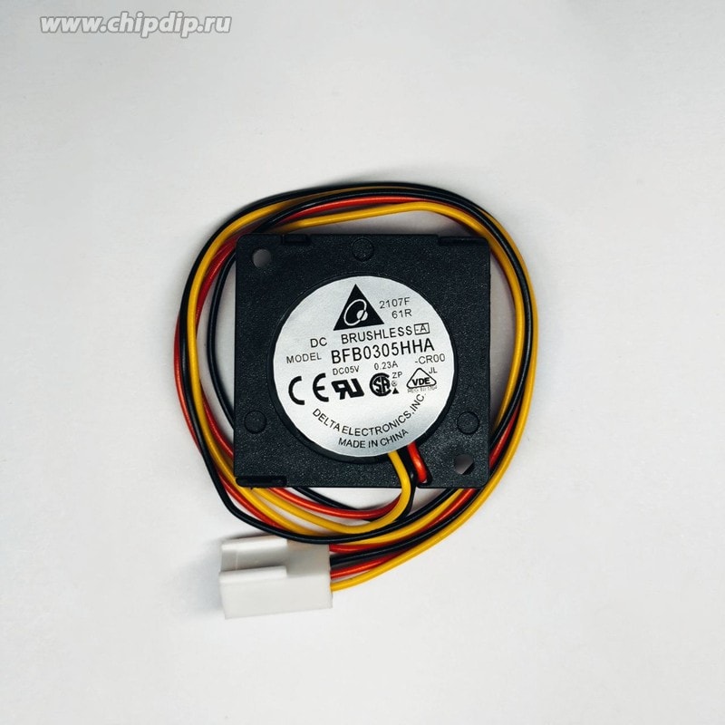 doc046236418 8035598340 Вентилятор Delta Electronics BFB0305HHA 05V DC 0.23A 30X10 3pin Улитка () Hirschmann — изображение 1