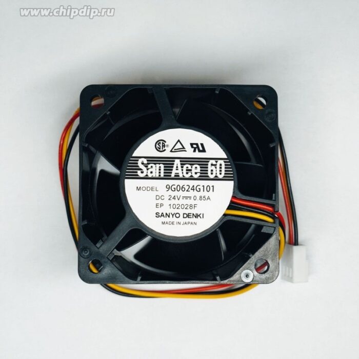 8035597461 Вентилятор Sanyo Denki San Ace 60 9G0624G101 24V DC 0.85A 60X38 3pin () Hirschmann — изображение 2