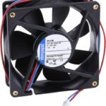 8009104099 8412NG-RS0, 8400 N Series Axial Fan, 12 V dc, DC Operation, 69m³/h, 2W, 80 x 80 x 25mm Hirschmann