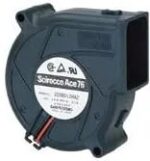 8005415061 109BD24HD2, Blowers & Centrifugal Fans DC Blower, 76x30mm, 24VDC, Locked Rotor Sensor Hirschmann