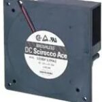 8005415064 109BF12MA2, Blowers & Centrifugal Fans DC Blower, 120x120x32mm, 12VDC, 21.5CFM, 3.84W, 44dBA, 1900RPM, Scirocco Ace Hirschmann