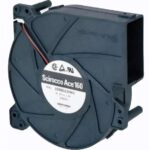 8005415068 109BG12HC1, Blowers & Centrifugal Fans DC Blower, 160x40mm, 12VDC, Tachometer Hirschmann