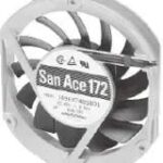 8005415086 109E4724H402, DC Fans DC Axial Fan, 172x147x25mm Round/Sidecut, 24VDC, Ribless Hirschmann