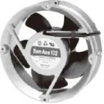 8034057087 109E5724C501, Fan Tubeaxial 24VDC Rectangular/Rounded - 172mm L x 150mm H Ball 350.0 CFM (9.80m³/min) 3 Wire Leads Hirschmann — изображение 2