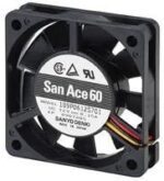 8007257403 109P0612M702, DC Fans DC Axial Fan, 60x60x15mm, 12VDC Hirschmann