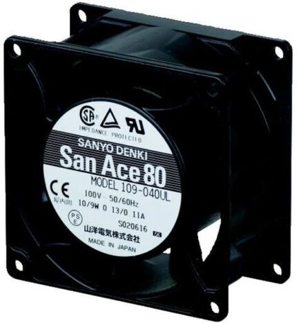8049770508 Вентилятор Sanyo Denki San Ace 80 9GV0812P1G03 12V DC 3.8A 80X38 4pin Hirschmann