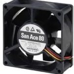 8006171808 109P0805M702, Fan Tubeaxial 5VDC Square - 80mm L x 80mm H Ball 2 Wire Leads Hirschmann