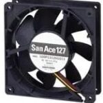 8005415177 109P1324S1021, DC Fans DC Axial Fan, 127x127x38mm, 24VDC, Ribless Hirschmann