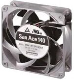 8005415509 9GV1424P1H001, DC Fans Axial Fan, 140x140x38mm, 24VDC, Guide Vane, High Performance, Ribless, Tach/PWM Hirschmann