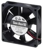 8007471288 9G0912G1011, DC Fans DC Axial Fan, 92x92x38mm, 12VDC, High Performance, Ribless, Tachometer Hirschmann
