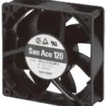 8005415474 9GA1224S40011, DC Fans DC Axial Fan, 120x120x25mm, 24VDC, 113CFM, 7.44W, 54dBA, Low Power, Ribless, PWM Hirschmann