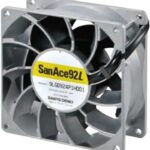 8005415555 9S0912M4011, DC Fans DC Axial Fan, 92x92x25mm, 12VDC, Silent Series, Ribless, Tachometer Hirschmann