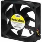 8049571526 Вентилятор Sanyo Denki SanAce80WF 9WF0824S401 24V DC 0.16A 80X25 3pin () Hirschmann