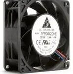 8005429083 PFR1212UHE-SP00, DC Fans Fan, 120x38mm, 12VDC, 228.65CFM, 32.4W, 2.7A, 65.5dBA, Ball, 4-Leads, Tach/PWM Hirschmann