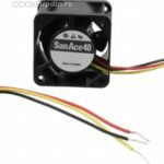 8022064313 Вентилятор Sanyo Denki 109P0412H3123 DC 12V 0.195A 40x28 4pin () Hirschmann
