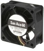 doc046728193 8033818878 9S0612F401, Fan Tubeaxial 12VDC Square - 60mm L x 60mm H Ball 17.3 CFM (0.484m³/min) 3 Wire Leads Hirschmann — изображение 1