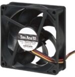 8007481923 9HV0924P4H001, DC Fans Fan, 92x92x25mm, 24VDC, 97.1CFM, High Static Pressure/Airflow, Rib, Tach/PWM Hirschmann — изображение 3