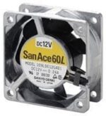 8008659770 9LG0612P4H001, Fan Tubeaxial 12VDC Square - 60mm L x 60mm H Ball 27.5 CFM (0.770m³/min) 4 Wire Leads Hirschmann — изображение 3