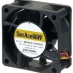 8007463496 9WPA0612P4G0011, DC Fans Axial Fan, 60x60x25mm, 12VDC, Ribless, Splash/Dust Proof, Tach/PWM, IP68 Hirschmann