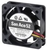 8017376055 Вентилятор Sanyo Denki San Ace 9GA0512P7G001 DC12V 1.56W 0.130A 52x15 4pin Hirschmann — изображение 2