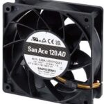 8027721323 9ADA1201P1G001, EC Fans AC, DC Axial Fan, 120x120x38mm, 100-240VAC, 138CFM, 9W, 52dBA, 4x Wire, Tach/PWM Hirschmann