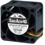 8007480998 9HVA0412P3J001, DC Fans Axial Fan, 40x40x28mm, 12VDC, 37.1CFM, High Static Pressure, Tach/PWM Hirschmann — изображение 4