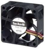 8034038025 9RA0624P4J001, Fan Tubeaxial 24VDC Square - 60mm L x 60mm H Ball 38.8 CFM (1.09m³/min) 4 Wire Leads Hirschmann — изображение 2