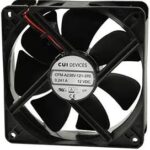 8012146334 CFM-A225V-122-340-20, DC Fans 12Vdc 1.68W 75CFM DC Axial 120x25mm TS Hirschmann