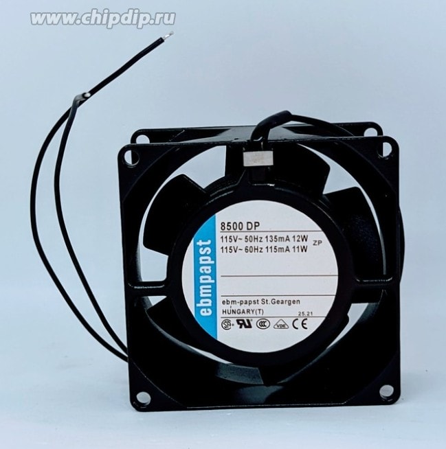 doc046849869 8023376257 Вентилятор Ebmpapst 8500 DP 115V 50/60Hz 115/135mA 80x38 2pin () Hirschmann — изображение 1
