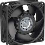 8014521651 8314NNU, 8300 N - S-Panther Series Axial Fan, 24 V dc, DC Operation, 53m³/h, 1.9W, 94mA Max, IP68, 80 x 80 x 32mm Hirschmann