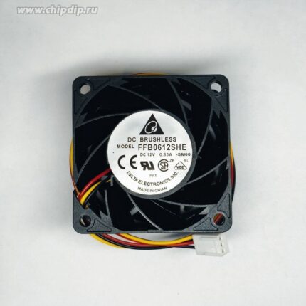 8035597532 Вентилятор Delta Electronics FFB0612SHE 12V DC 0.83A 60X38 3pin () Hirschmann