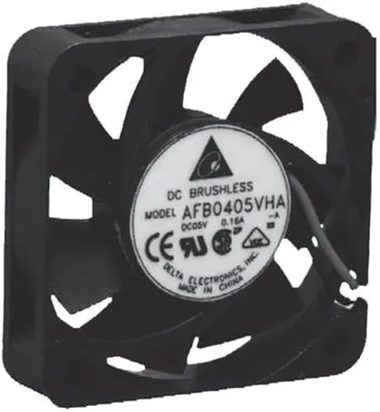 doc047010101 8005987397 AFB0412HA-A, Fan Tubeaxial 12VDC Square - 40mm L x 40mm H Ball 6.9 CFM (0.193m³/min) 2 Wire Leads Hirschmann — изображение 1