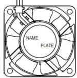 8033864258 06025SA-24K-AA-D0, Fan Tubeaxial 24VDC Square - 60mm L x 60mm H Ball 14.5 CFM (0.406m³/min) 2 Wire Leads Hirschmann — изображение 3