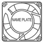 8034529972 08038FB-B3L-EA-00, Fan Tubeaxial 230VAC Square - 80mm L x 80mm H Ball 33.0 CFM (0.924m³/min) 2 Terminals Hirschmann — изображение 2