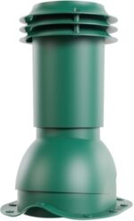 8026747797 Выход вентиляции канализации , для металлочерепицы, зеленый мох (RAL 6005) 07.500.03.03.05.100.6005 Hirschmann