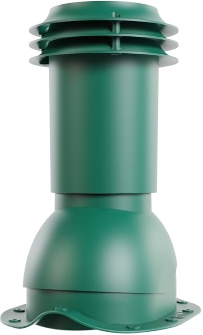 8026747797 Выход вентиляции канализации , для металлочерепицы, зеленый мох (RAL 6005) 07.500.03.03.05.100.6005 Hirschmann