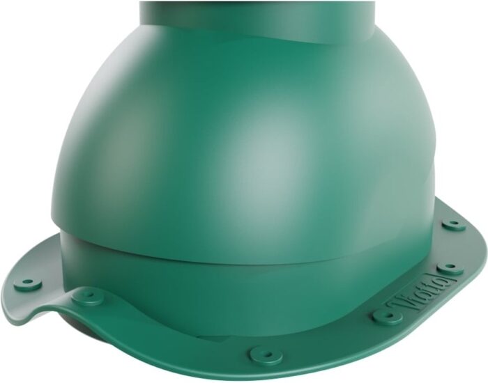 8026747797 Выход вентиляции канализации , для металлочерепицы, зеленый мох (RAL 6005) 07.500.03.03.05.100.6005 Hirschmann — изображение 2