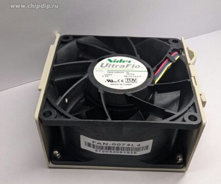 8032917775 Вентилятор Nidec UltroFlo V80E12BHA5-57 -T07A2 12V DC 0.6A 80X38 4pin в оснастке FAN-0074L4 Hirschmann