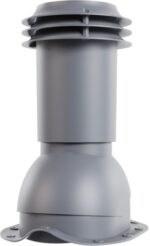 8026747796 Выход вентиляции канализации , для металлочерепицы, серый графит (RAL 7024) 07.500.03.03.05.100.7024 Hirschmann