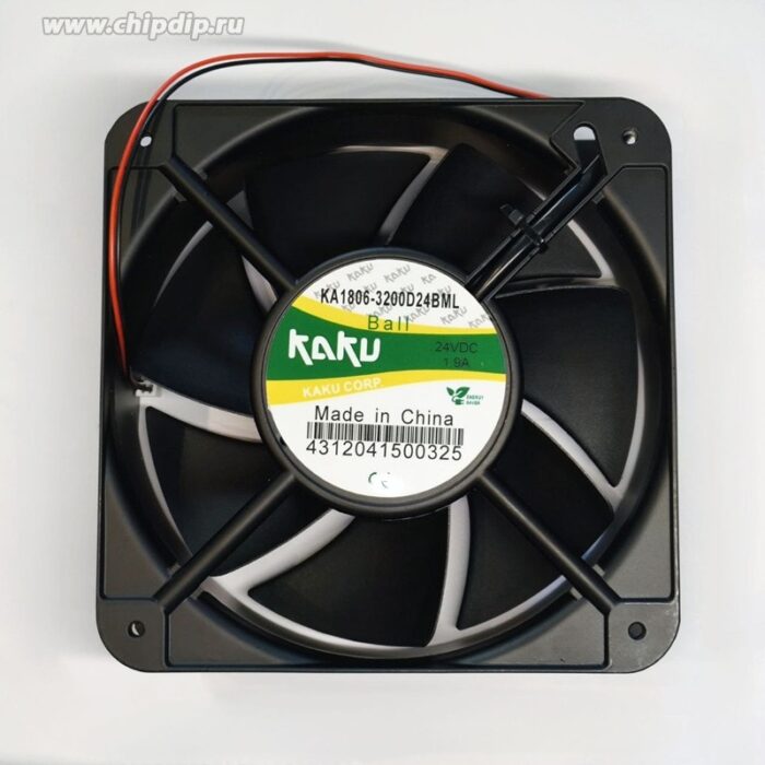 8035599059 Вентилятор KAKU KA1806-3200D24BML 24V DC 1.9A 180X60 2pin () Hirschmann — изображение 2