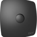 8023410787 RIO 5C Matt black, Вентилятор осевой вытяжной D 123, декоративный 90-06998 Hirschmann